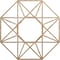 Ekena Millwork Guardian Wood Fretwork Pierced Ceiling Medallion, Red Oak, 34"OD x 13 1/4"ID x 1/4"T CMWP34X34X0250GDRO - alternate 1